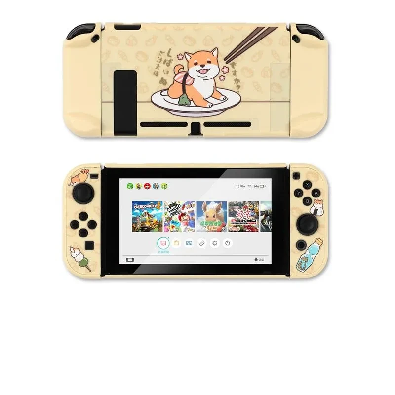 Sea Otter Switch Protective Shell PC Hard Cover Back Grip Housing NS Lite Controller Case Box For Nintendo Switch Accessories