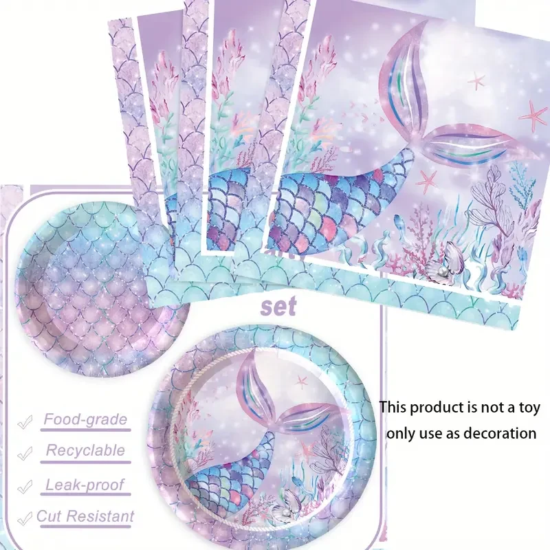 Mermaid Themed Party Supplies