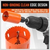 16Pcs Hole Saw Set Metal Wood Cutting High Speed Wood PVC Plastic Cutter