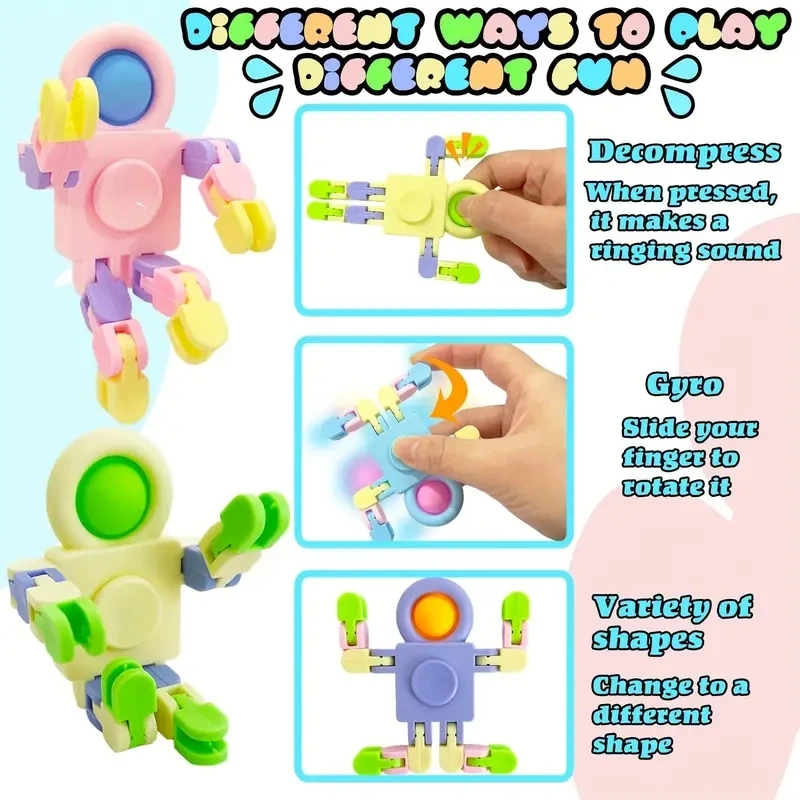20-Pack Fidget Spinner Toys