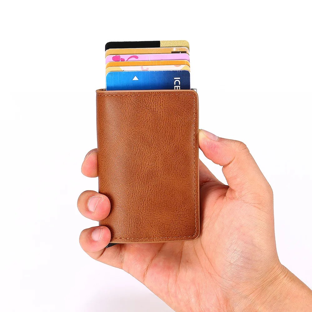 RFID Anti-theft Automatic Card Holder - Business Creative Credit Card Case