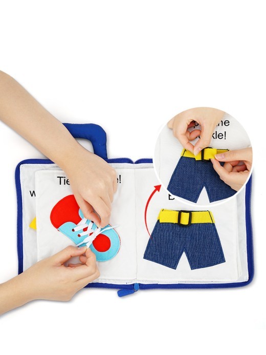Quiet Cloth Book Baby Tear Not Rotten Three-Dimensional Early Education Baby Children'S Educational Toys 1 Year Old 6-12 Months Enlightenment