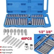 40Pcs Torx Star Socket bit Set