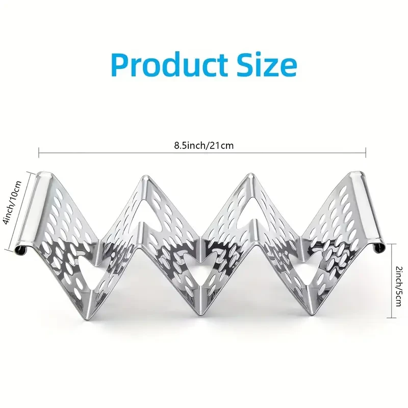 4pcs Stainless Steel Taco Holders