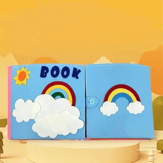 Children's Felt Puzzle Learning Book