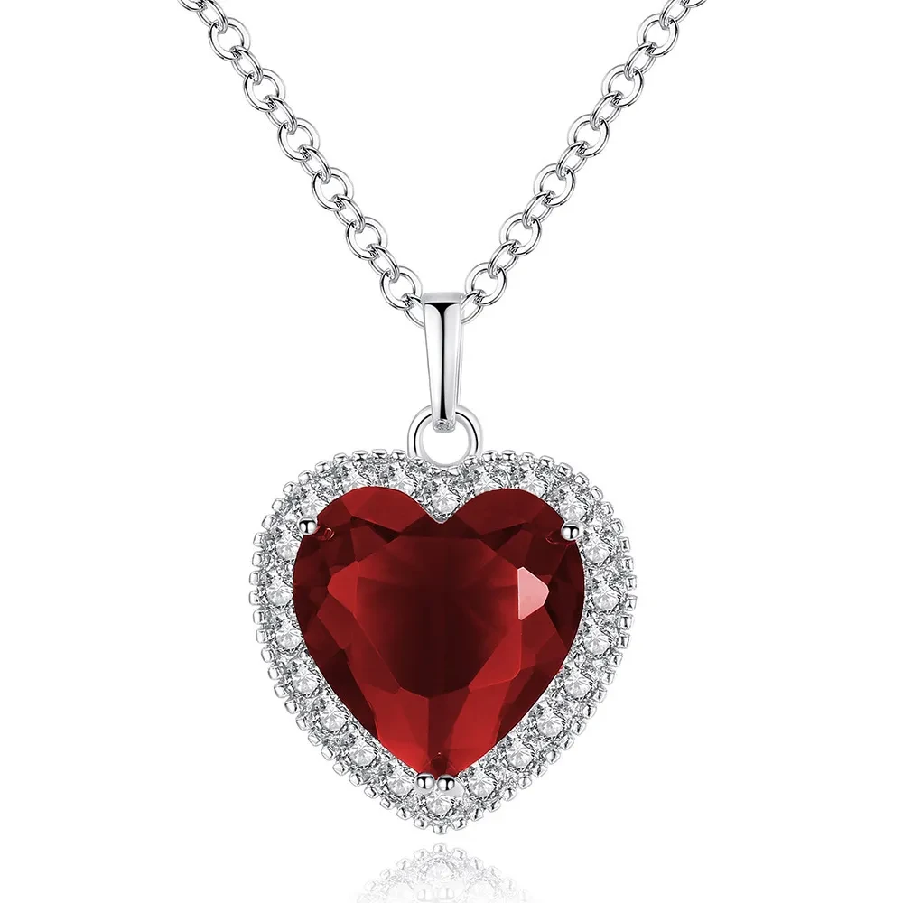 Titanic ocean Heart Pendant Necklace