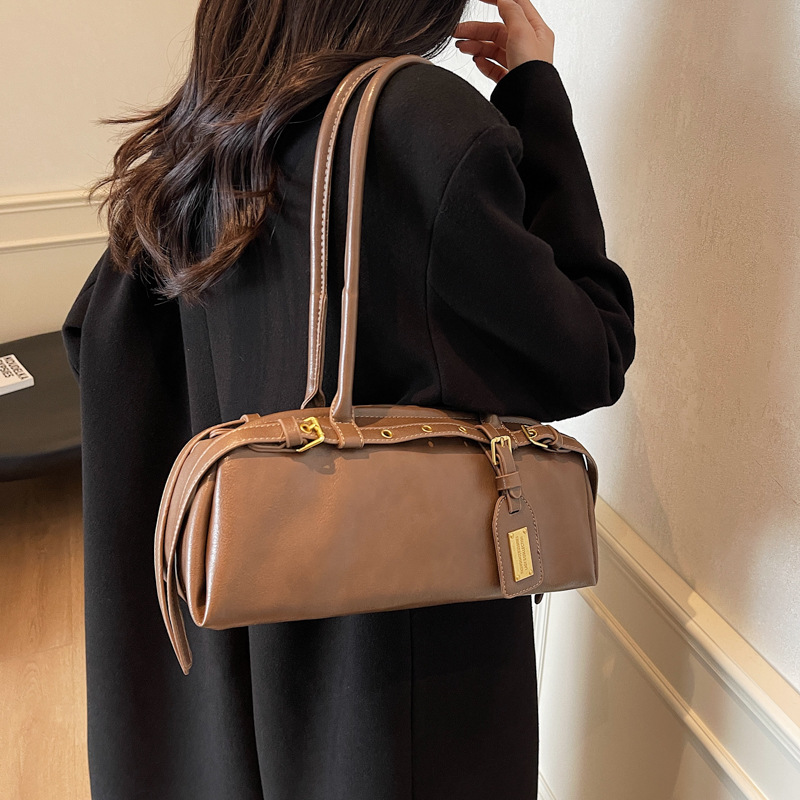 Autumn Winter Retro Maillard Tote Bag
