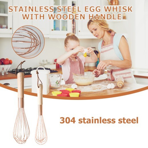 Rose golden hair egg mixer