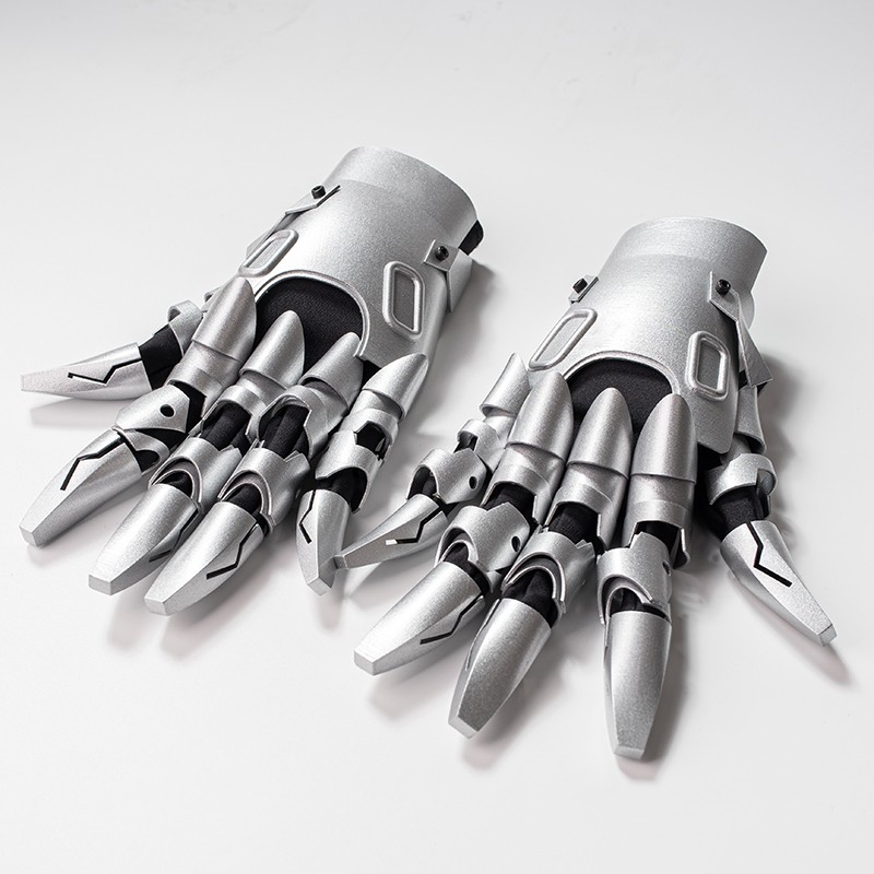 Punk Mechanical Knight Hand Armour Men's And Women's Gloves