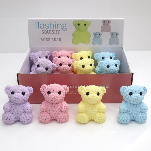 Rose Bear High Elastic Flash Pinch