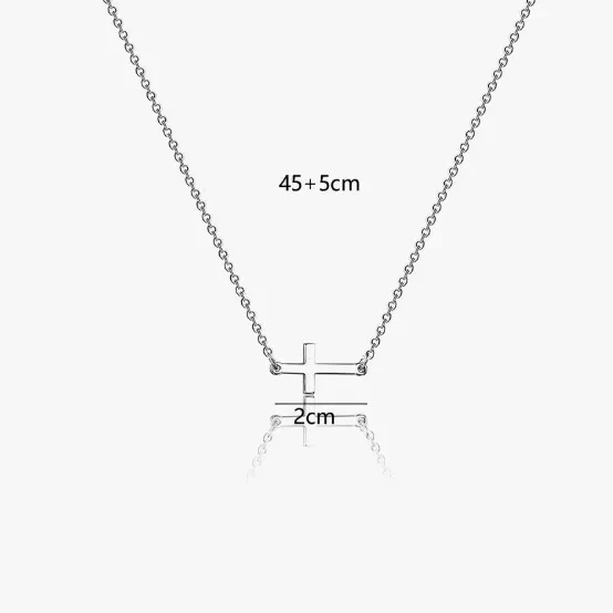 Cross Pendant Necklace Niche Personality