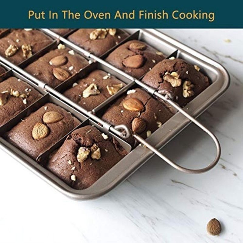 Brownie Baking Pan Quick Release Cake Mold