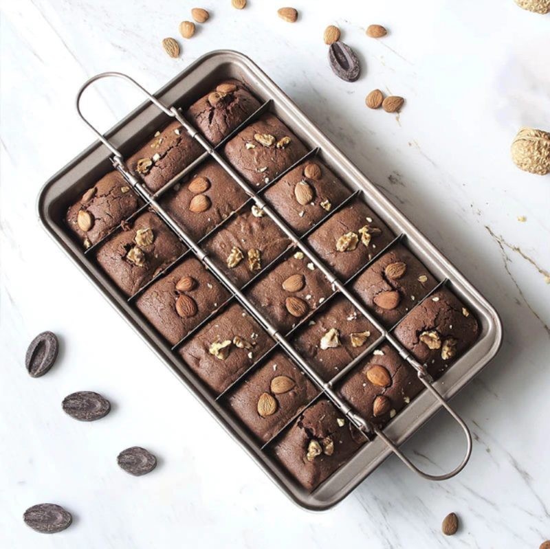 Brownie Baking Pan Quick Release Cake Mold