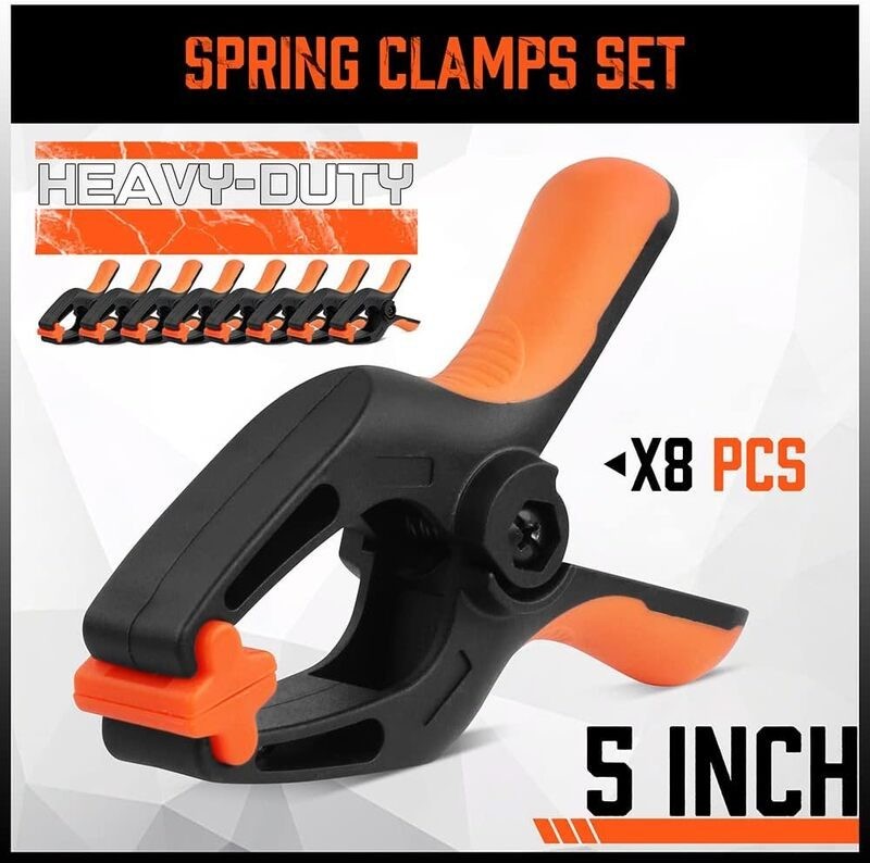 Spring Clamps 8pcs Heavy Duty