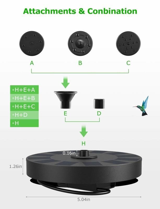 Solar Water Fountain