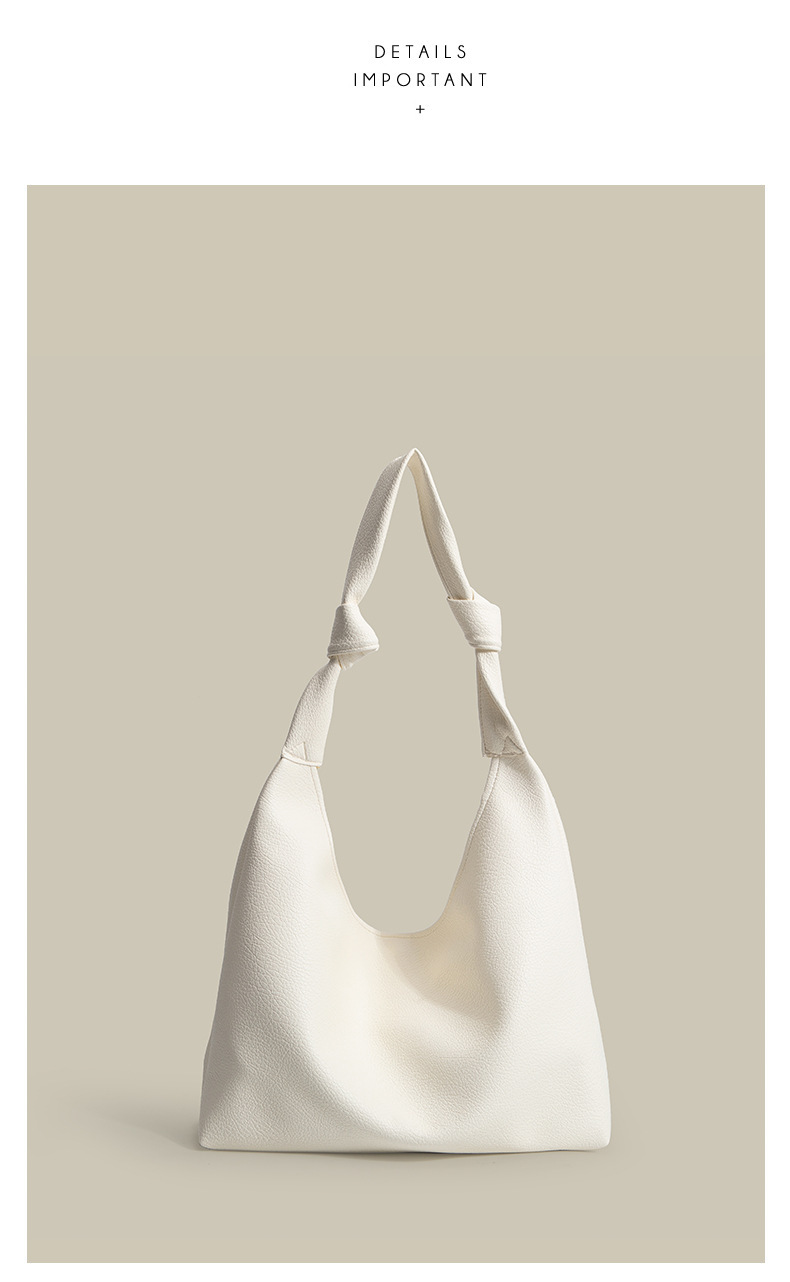 Soft Leather Tote Big Bag Fashion Simple Shoulder Bag
