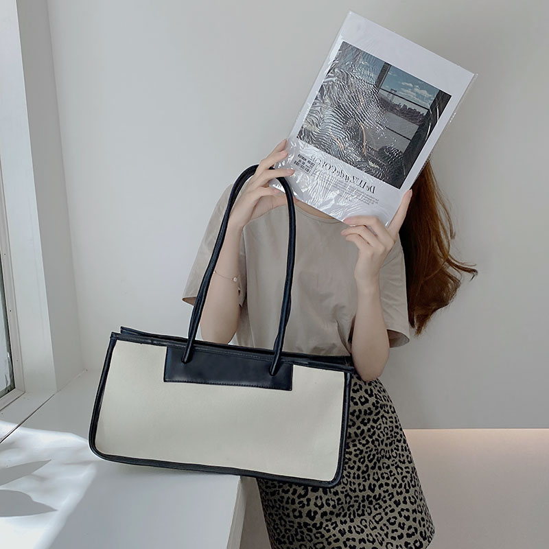Tote Bag Large Capacity One-shoulder Carry Underarm Bag