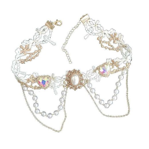 Lace Colorful Love Neck Band Women