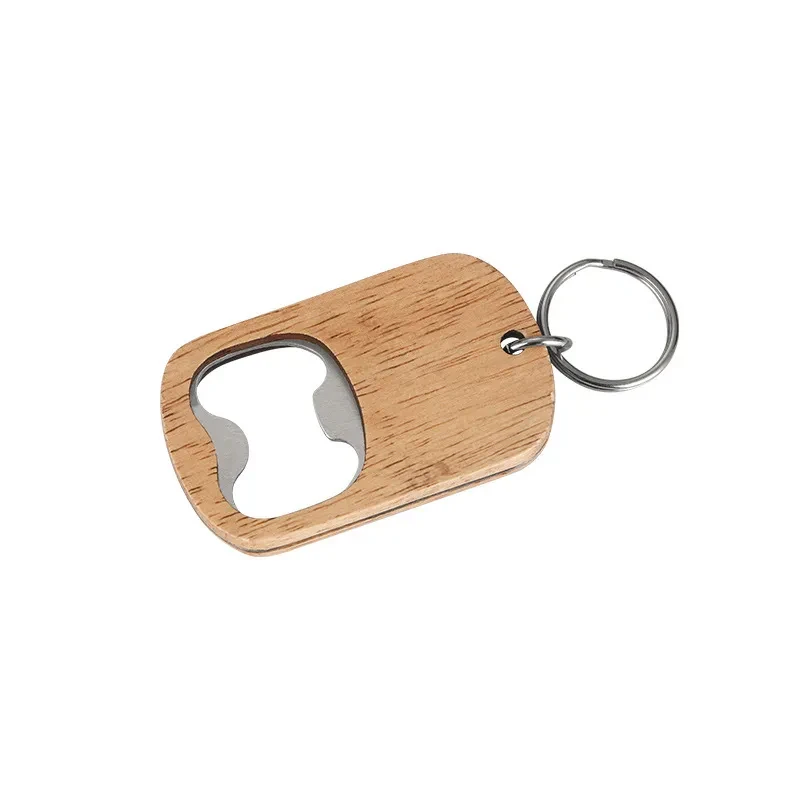 Stainless Steel Beer Screwdriver Keychain