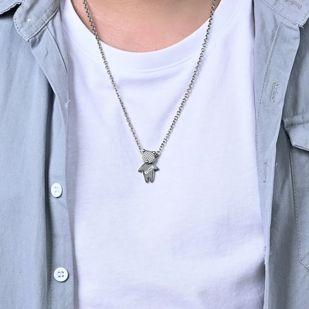 Rocking Bear Cub Hipster Pendant