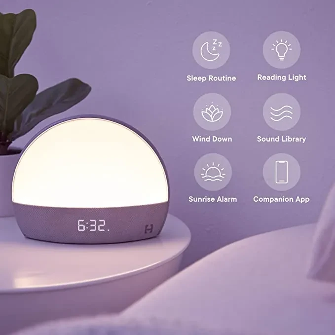 Hatch Restore Smart Clock Small Night Light Atmosphere Light Baby Audio Monitor Sleep Instrument White Noise