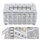 Crystal Tissue Box Jewellery Napkin Holder