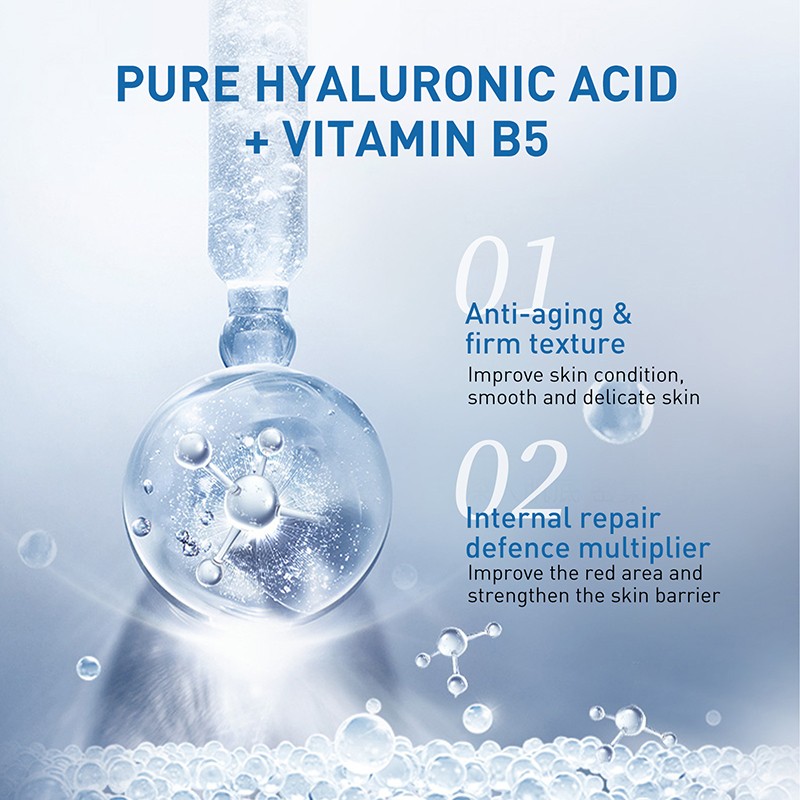 B5 Anti Wrinkle Face Serum with Hyaluronic Acid - Anti Aging, Lift and Tighten