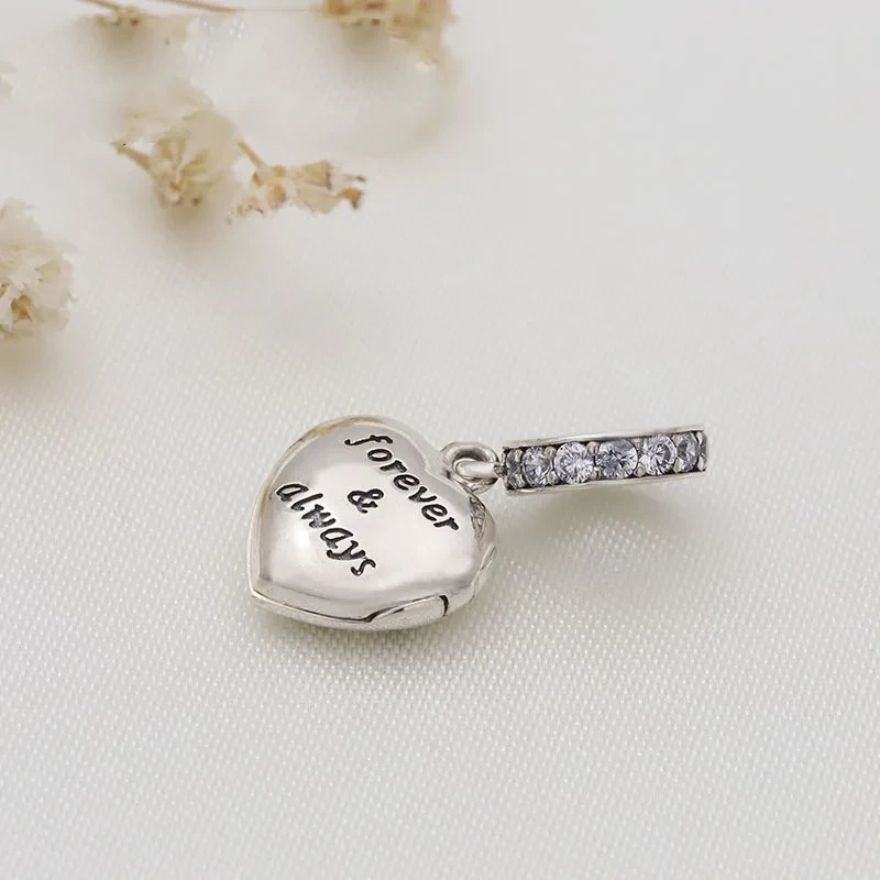 Diamond letter love wife pendant