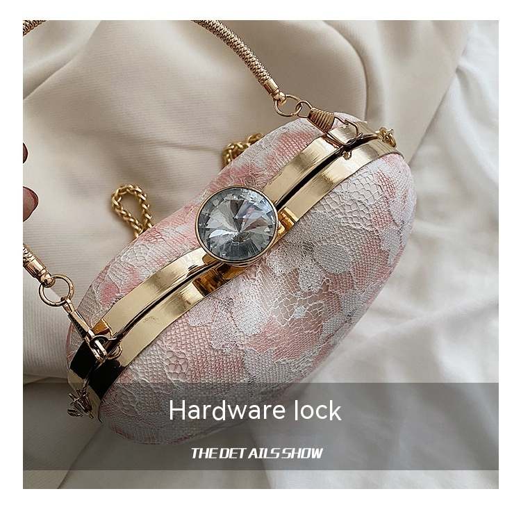 Sweet Floral Chain Crossbody Bag Fashion Tote