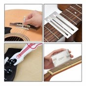 13pcs Understring Radius Gauge Guitar Bass Setup Luthier Tools Kit