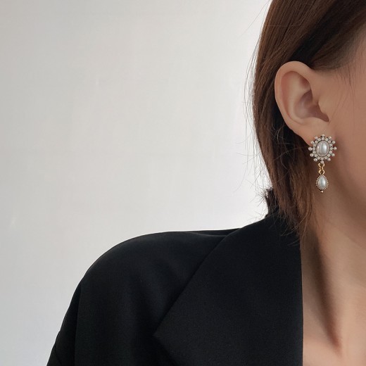 European and American Fashion Earrings Net Celebrity Earrings