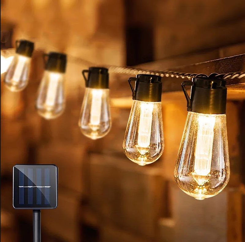 Solar Festoon Light Outdoor String Lights