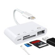 4 in 1 Lightning to USB SD Camera Card Reader Adapter