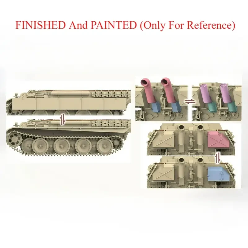 TAKOM 1/35 Scale German Tank Model Kit
