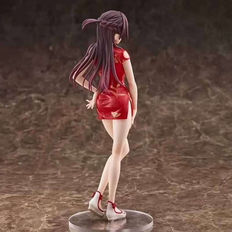 Red Anime Collectible Figurine - Traditional Chinese Style