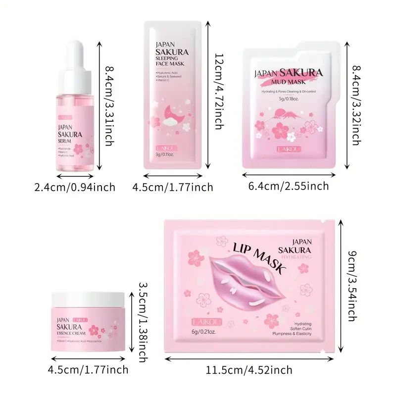 LAIKOU Sakura 17pcs Skincare Collection