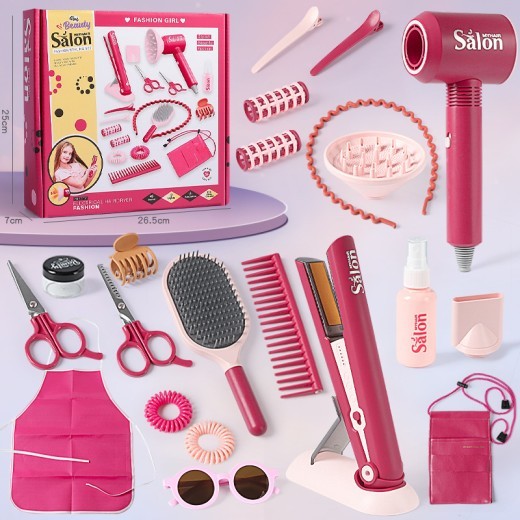 Children Play House Hair Salon Suit Toys