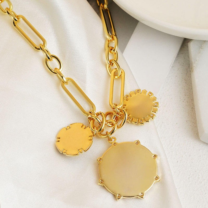 Fashion Jewelry Creative Sun Pendant Necklace