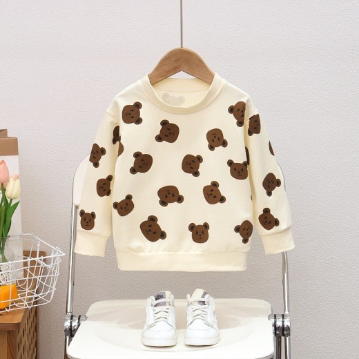Girls' Floral Bow Two-piece Set