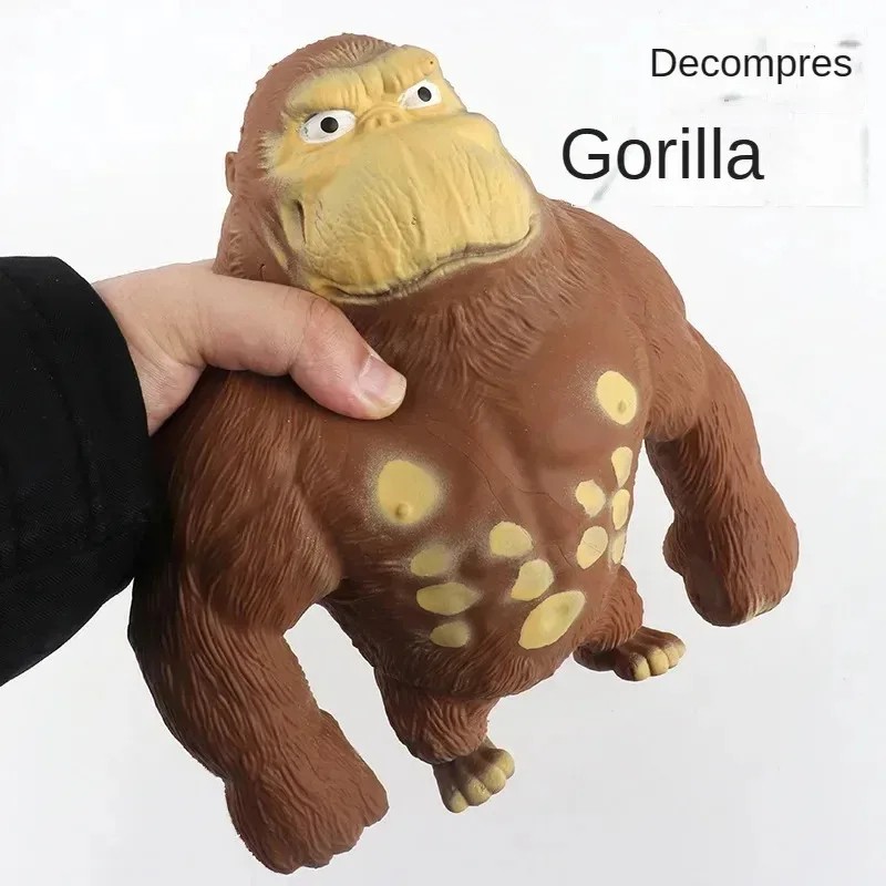 New Antistress Orangutan Fidget Toy - Squishy Elastic Monkey Stress Relief Game