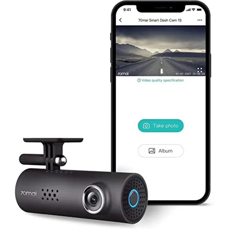 70mai Smart Dash Cam 1S 1080P HD Powerful Night Vision