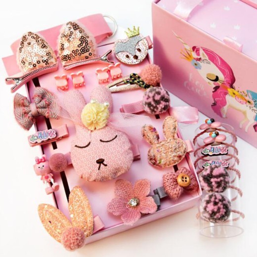 Baby Girl Cartoon Animal Hairpin Set
