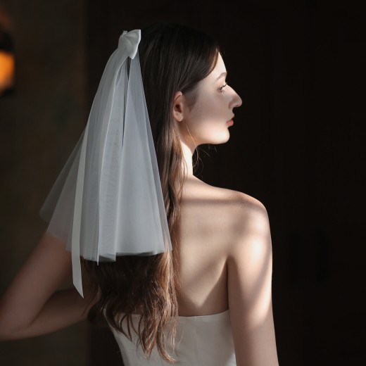 Bow Tie Bridal Headdress Mori Series