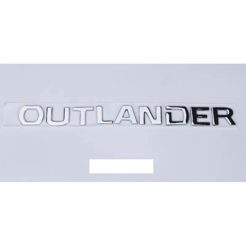 Front letter car sticker label