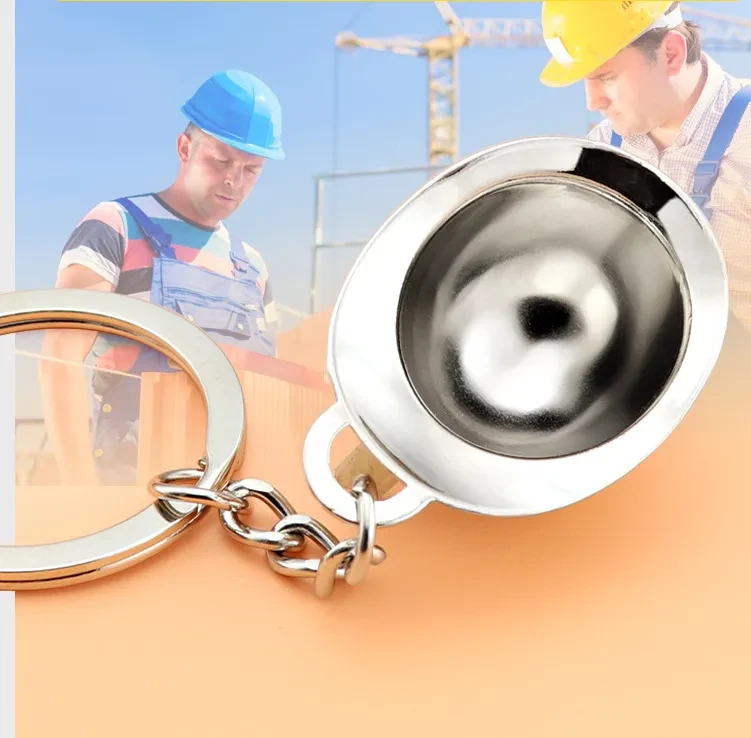Creative Mini Helmet Keychain Pendant