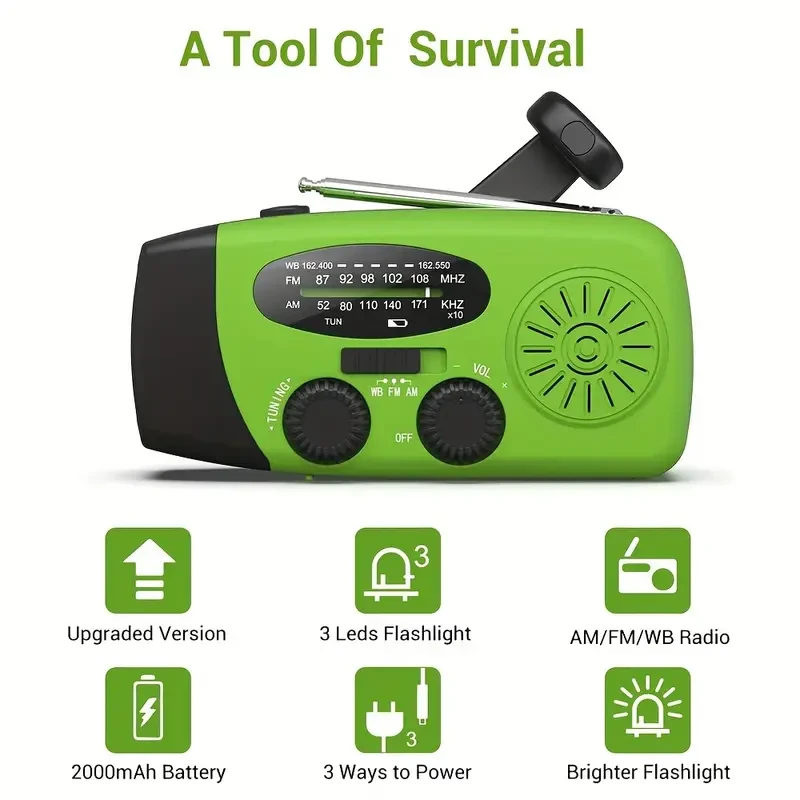 Emergency Radio with Power Bank