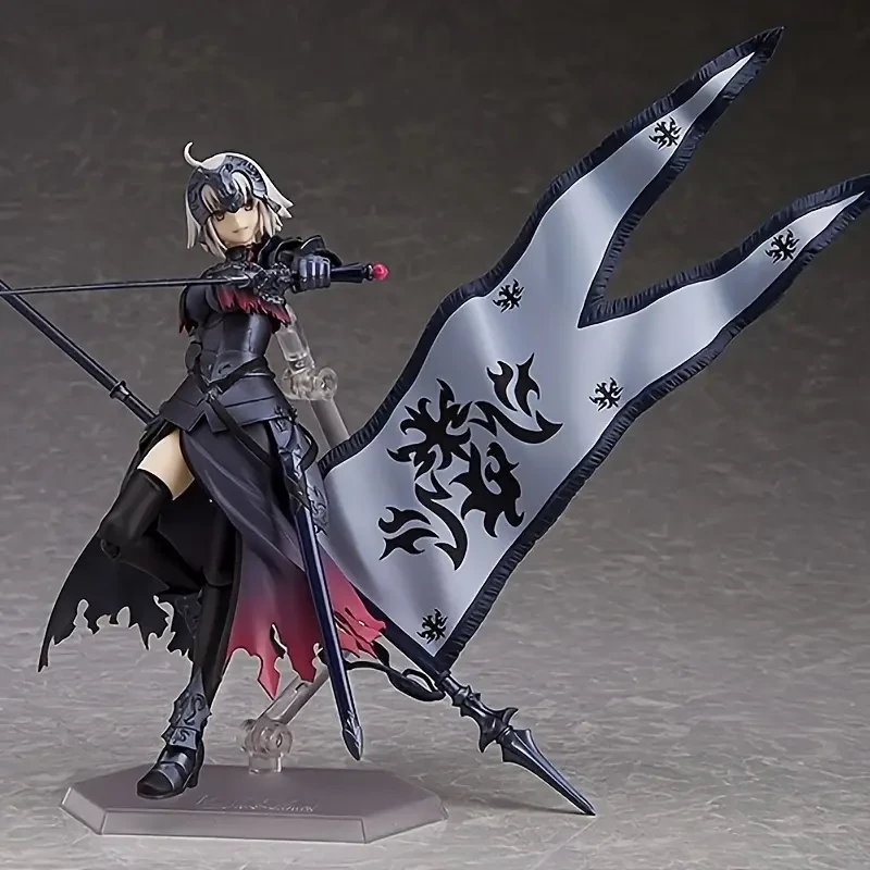 JXMYBA Anime-Style Action Figure with Interchangeable Faces and Accessories