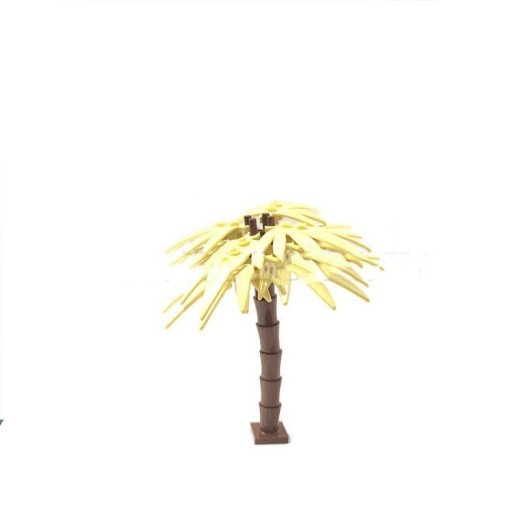 Building Palm Tree Plant Banana Tree Small Particle Building Blocks