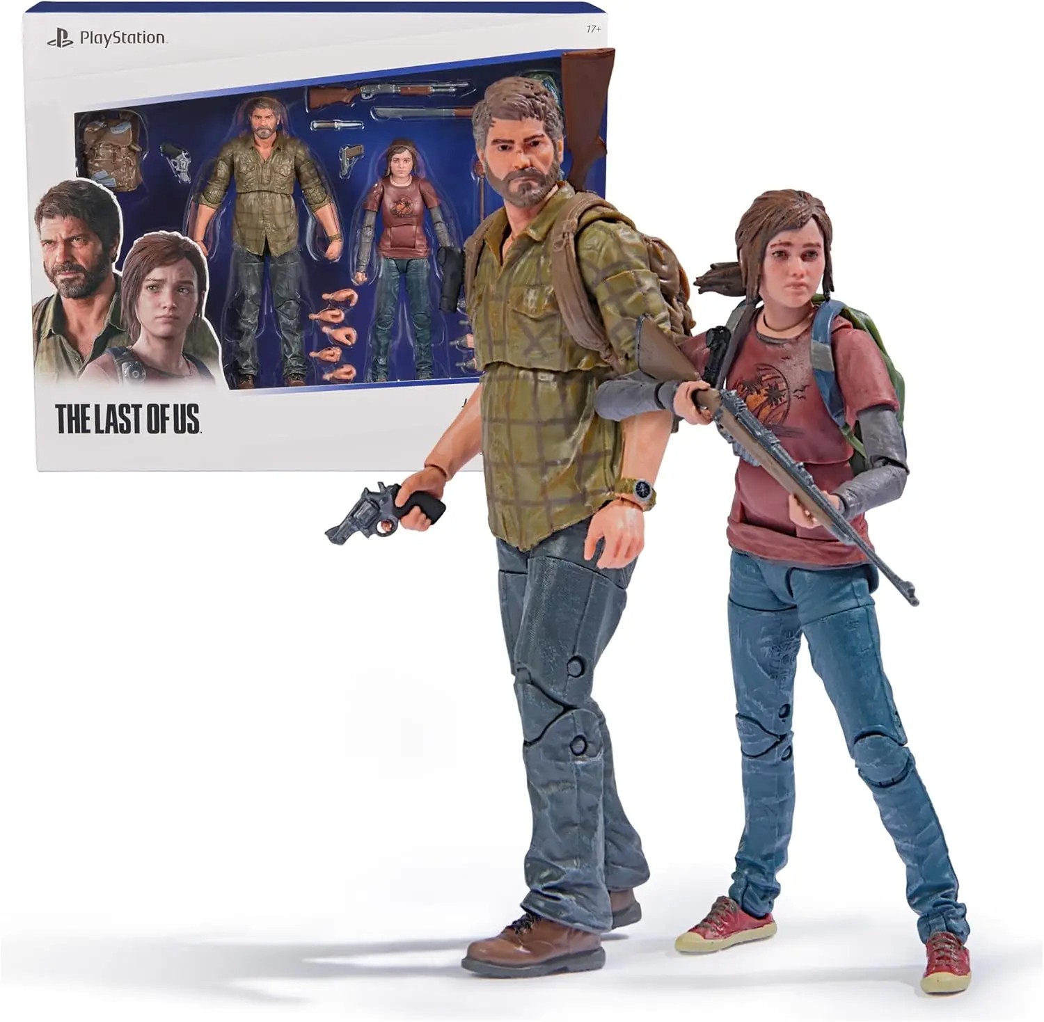 PlayStation Spin Master Toys - The Last of Us Joel and Ellie 6 Action Figure 2-Pack