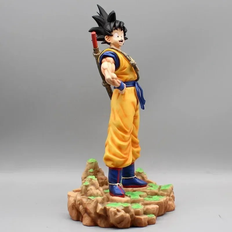 Anime Dragon Ball Dream Sun Goku Figure - Somersault Cloud Super Saiyan Standing Collection Statue